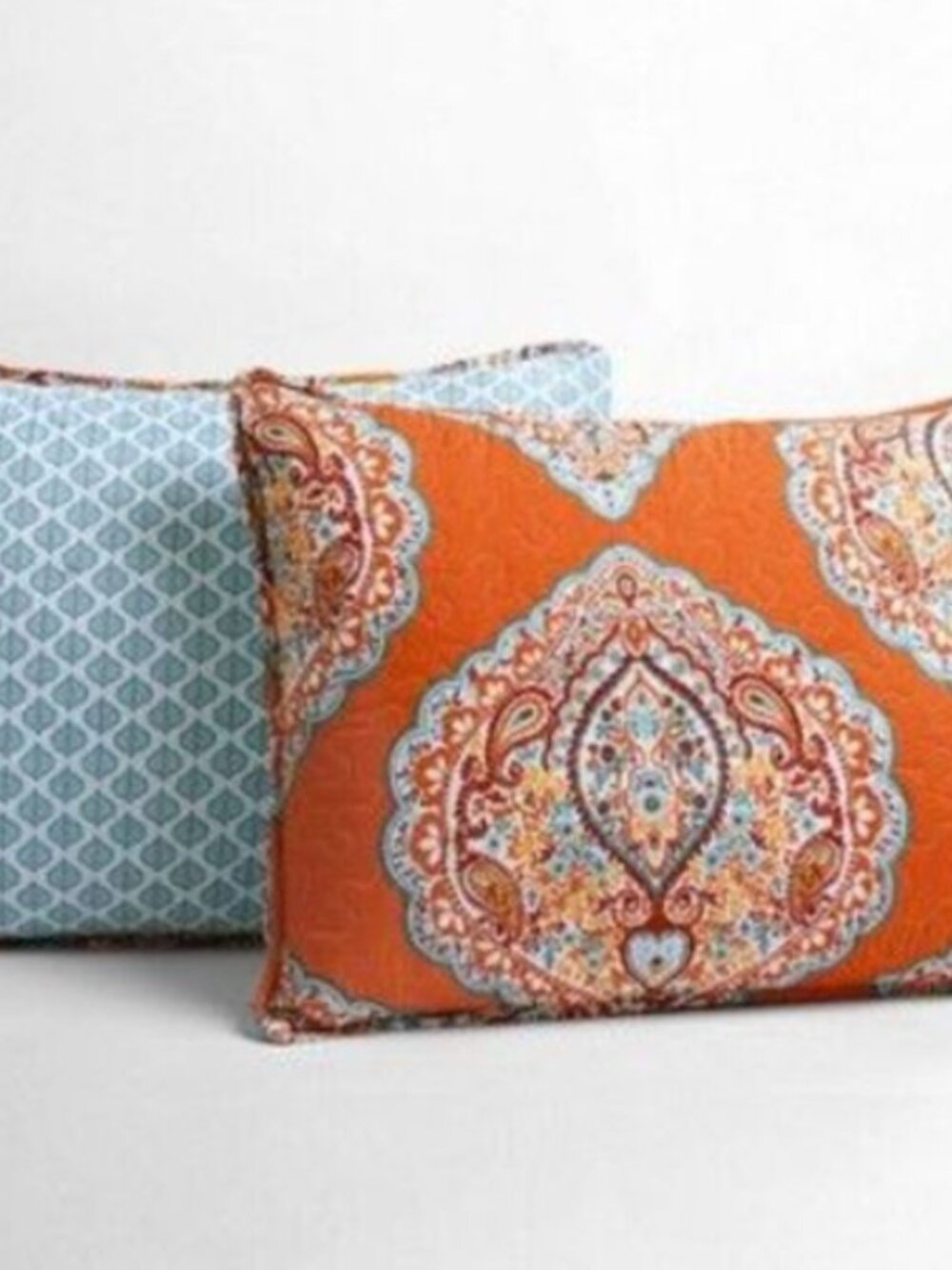 Lush Decor  5 piece king-size Harley quilt set, tangerine - Picture 5 of 6